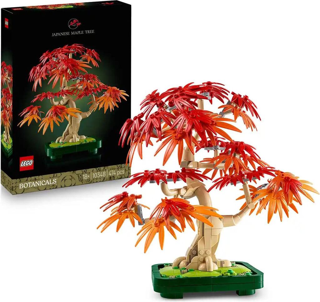 LEGO Botanicals 10348 Bonsaj - Japanisches rotes Gebrä u