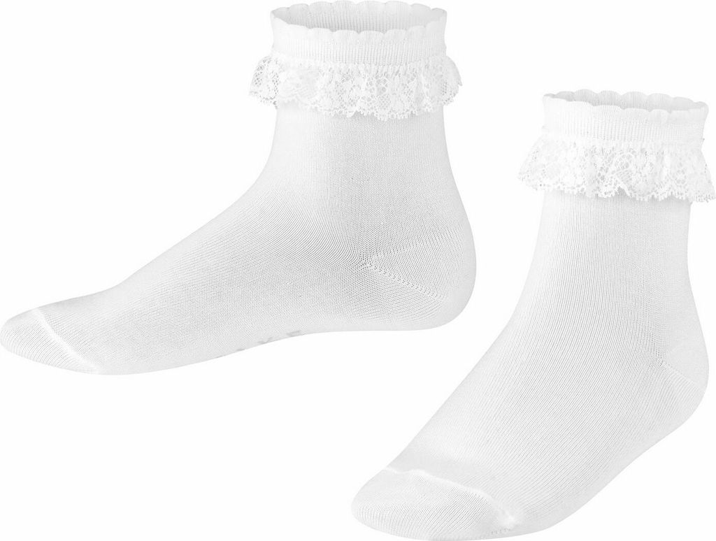 FALKE Romantic Lace Kindersocken white 23-26