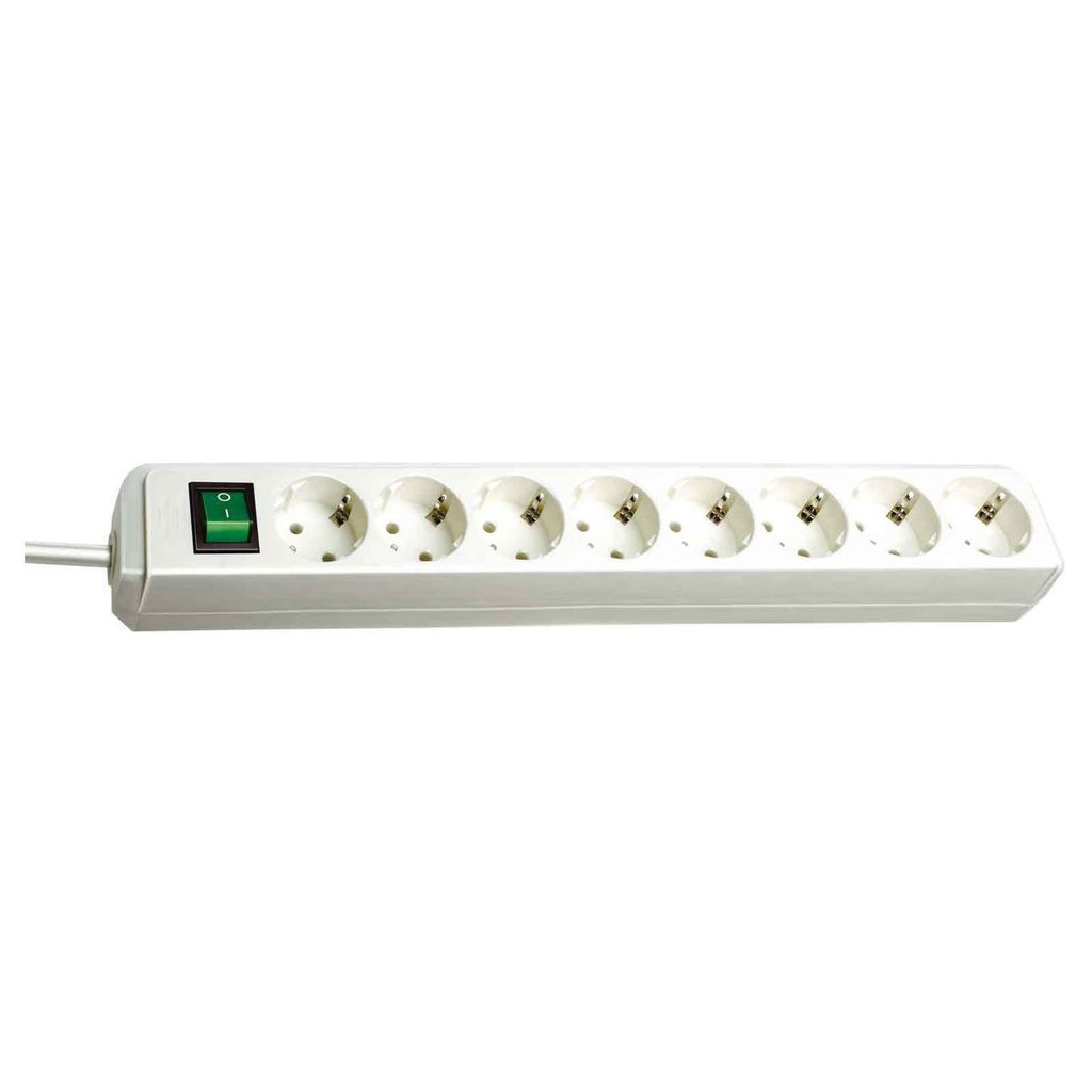 Brennenstuhl Eco-Line Steckdosenleiste mit Schalter 8-fach Produktbild 