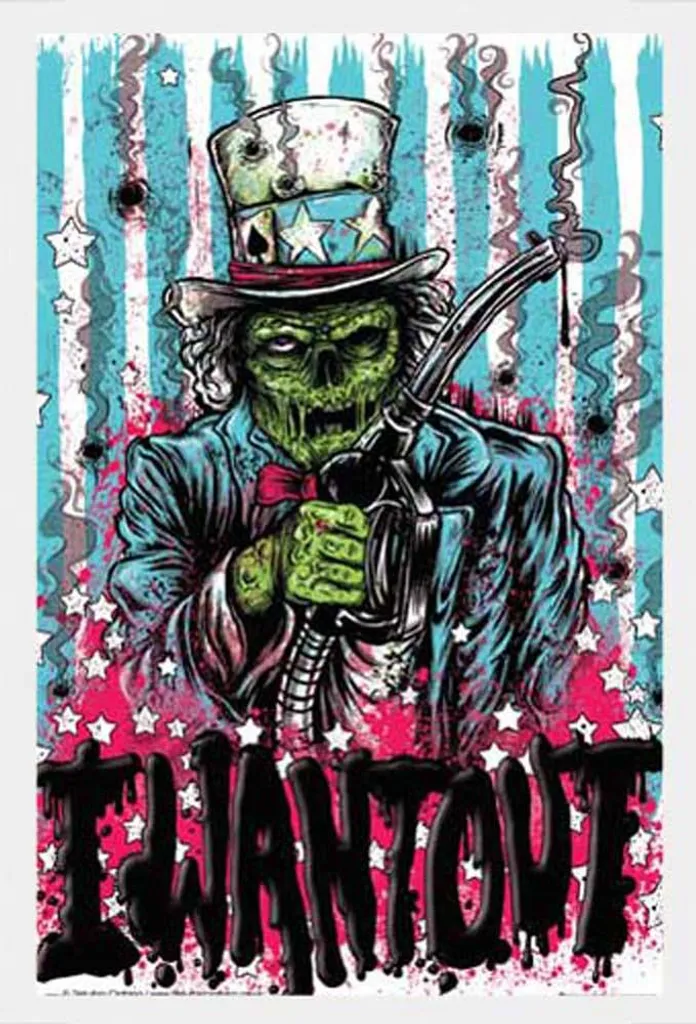 Affiche avec Cadre Blanc Amovible Disturbia I Want Out Shinsuke® Maxi