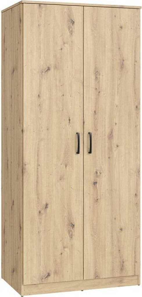 Kleiderschrank NIKO NIKS80 Schrank 82x185xx53 cm 2 Türiger Produktbild 