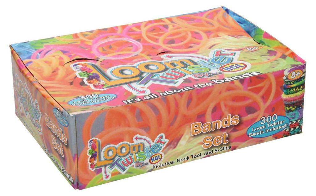 Loom Loom-Bänder XXL Mixpaket 14.400 Stück mit Zubehör und Haken