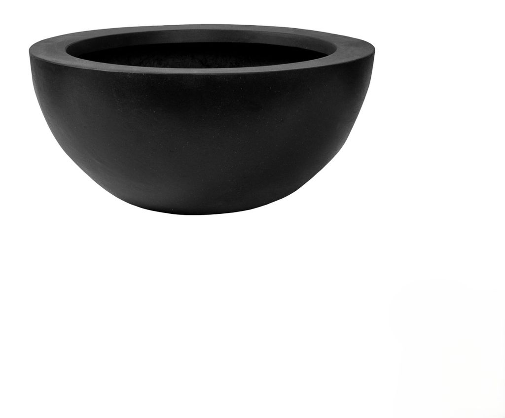 Pottery Pots - Blumentopf - Schwarz - D38,5 x H18 cm - Produktbild 