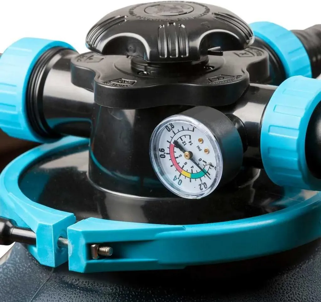 Groupe de filtration à sable Gre Versapool 6 m3h bleu pour piscine - 3