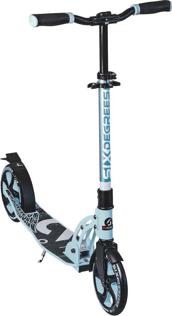 Six Degrees Aluminium Scooter 205mm, Farbe:Pastell-Blau