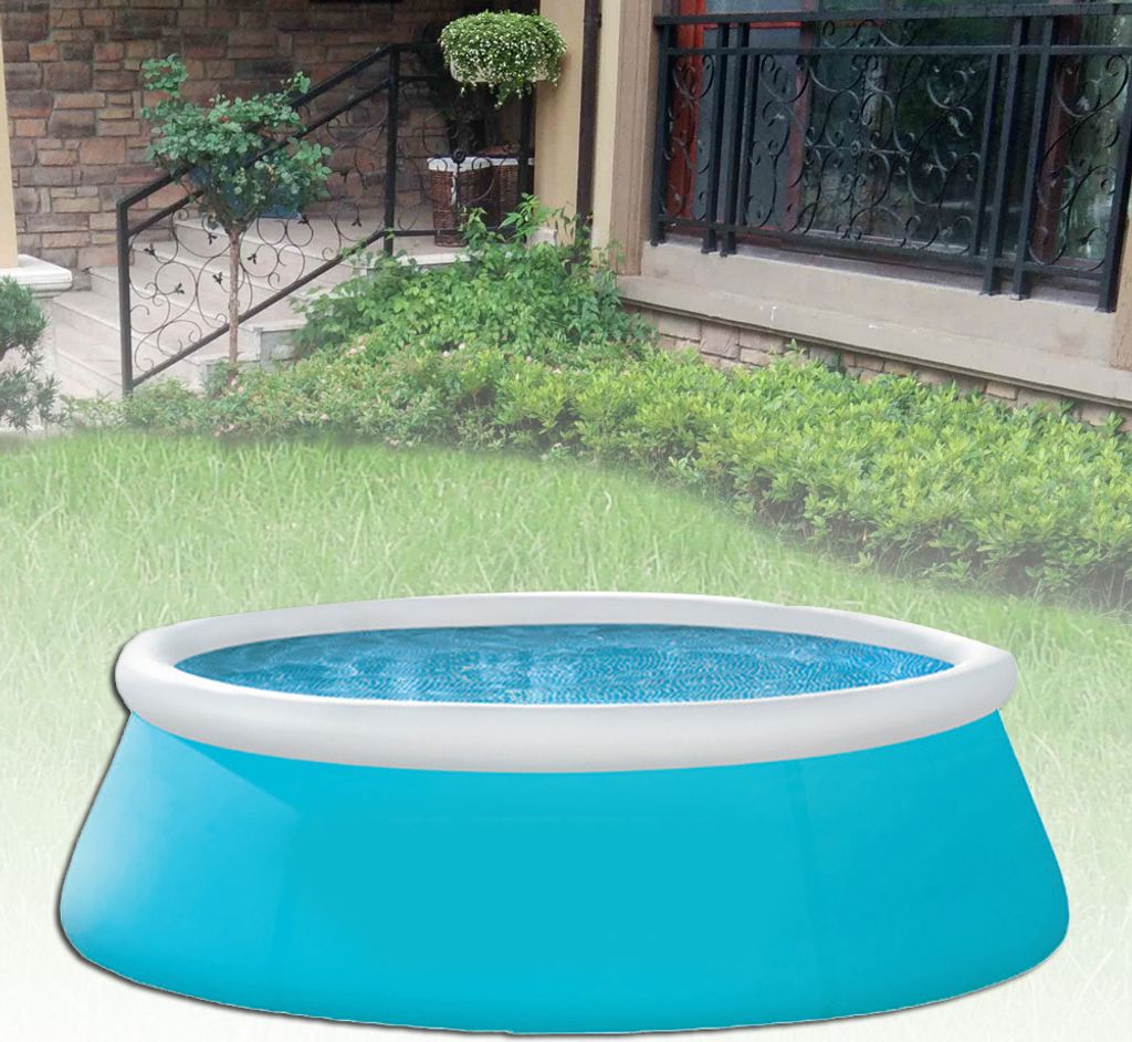 Aufblasbare Kinder Erwachsene Sommer Wasserspielbadewanne verdicken Schwimmbad Spielzeug-Blau