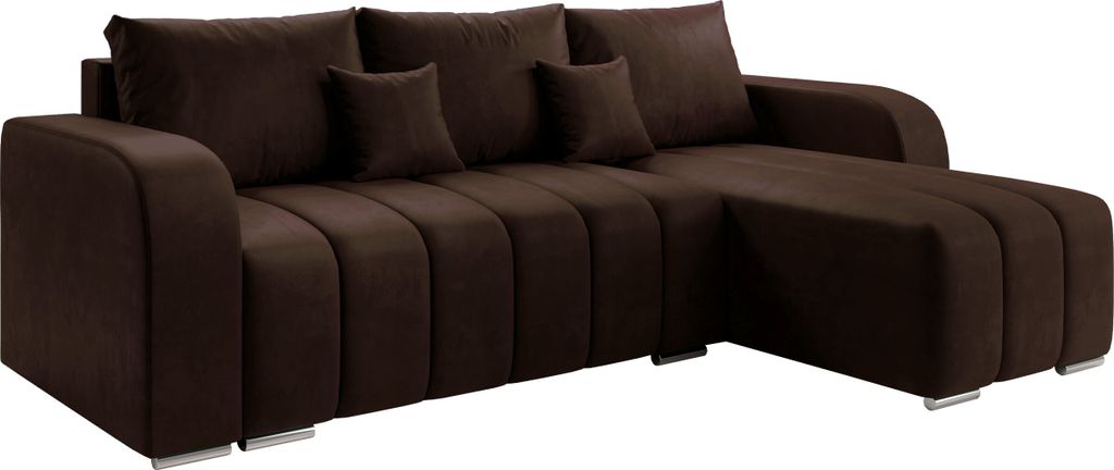 MIRJAN24 Ecksofa Pufetto, Eckcouch mit Bettkasten und Produktbild 
