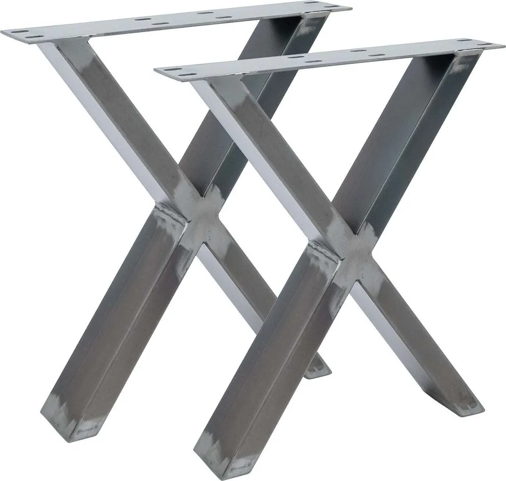 Set 2 Gambe X-FORM stile Industrial | Natural Goods Berlin 40x42 cm