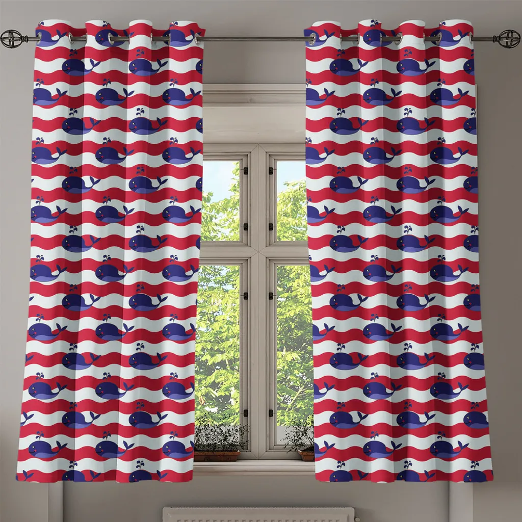 Set 2 Pannelli Tende ABAKUHAUS Blu Corallo 280 cm x 245 cm - 2