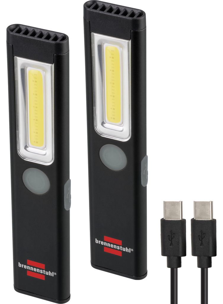 Brennenstuhl LED Akku Handleuchte PL 200 AC Set / 2x LED Produktbild 