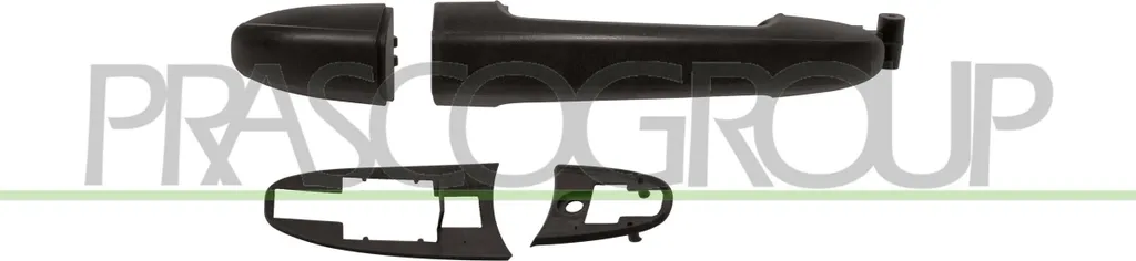 Poignée de porte robuste OE 2E1843161 pour Sprinter 2006-2018 Noir