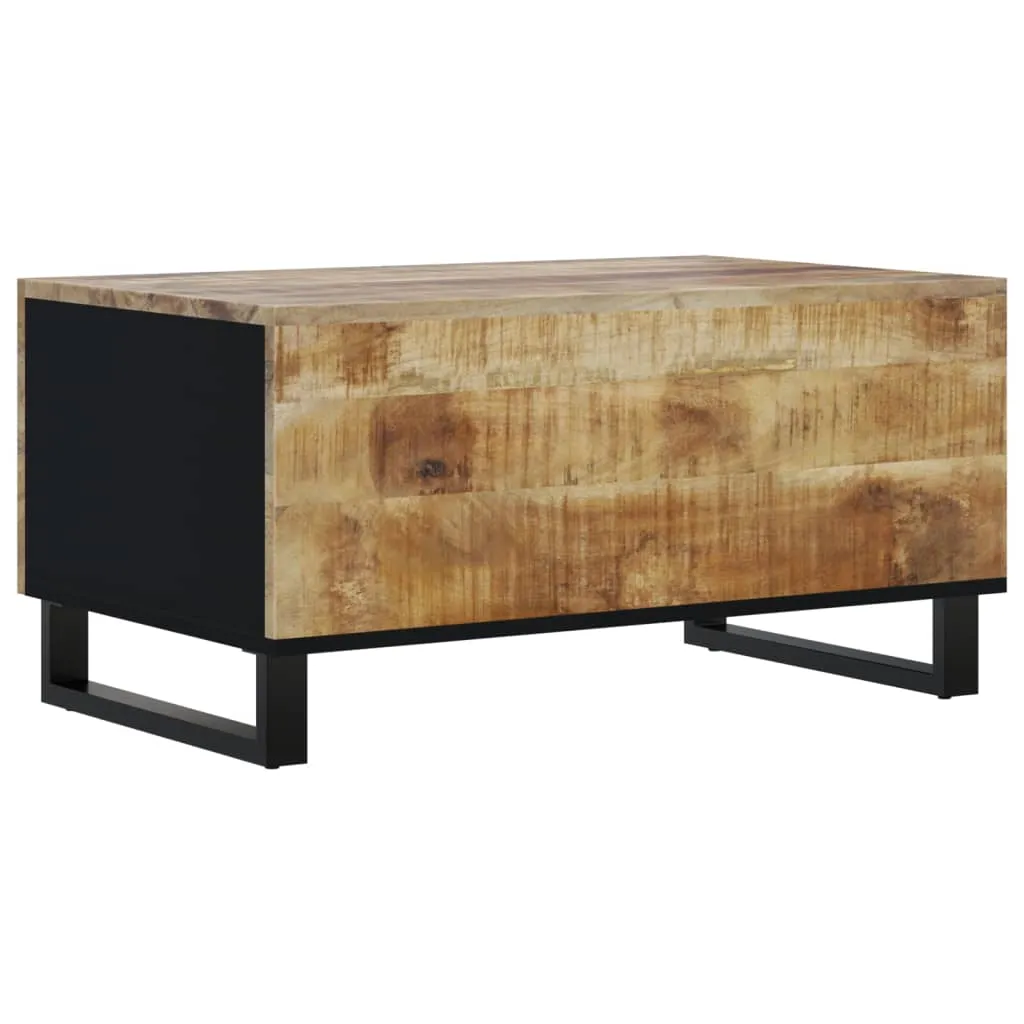 Table basse de salon bois massif 80x50 cm idéale pour petits espaces
