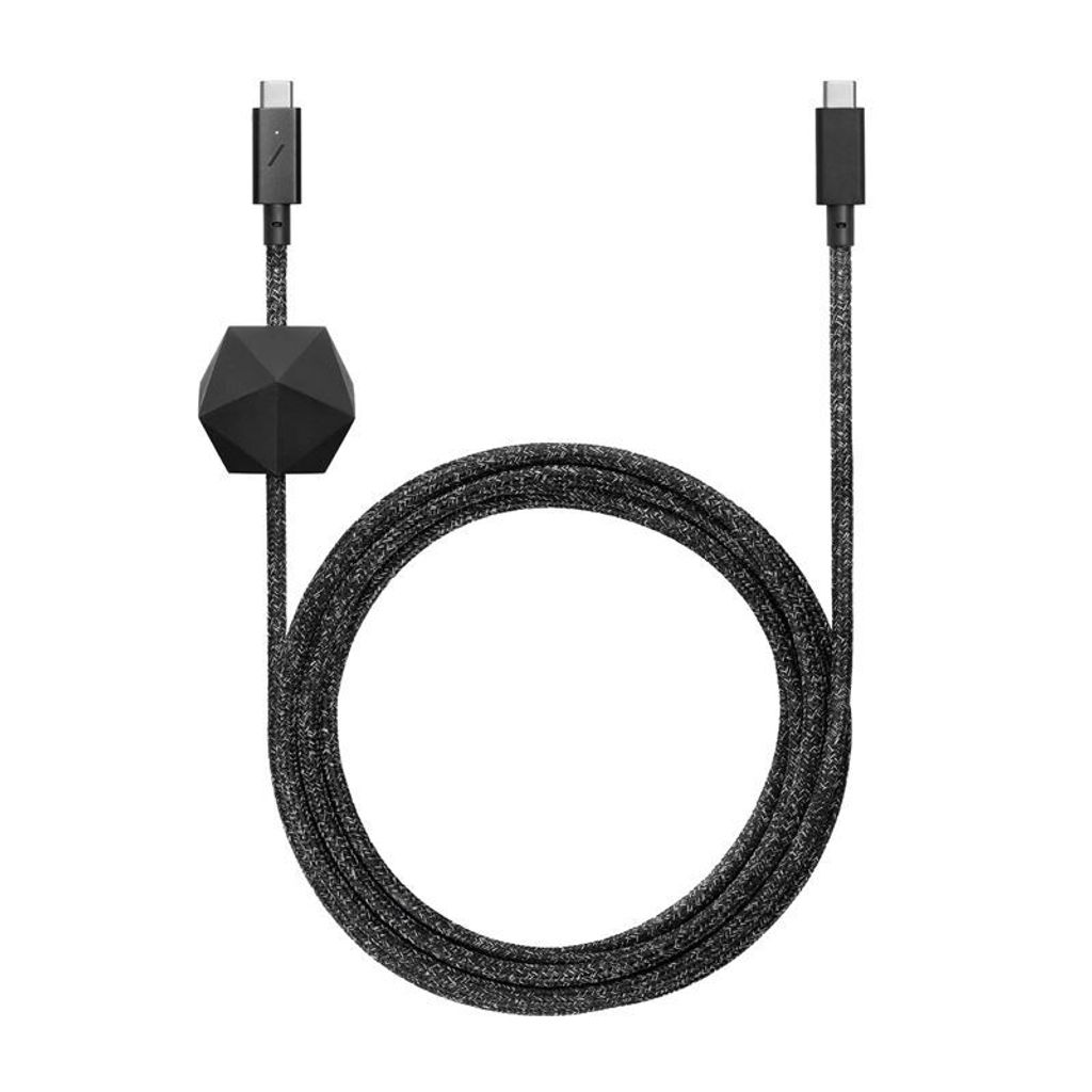 Native Union Desk, 2,4 m, USB C, USB C, USB 2.0, 0,48 Gbit/s, Schwarz