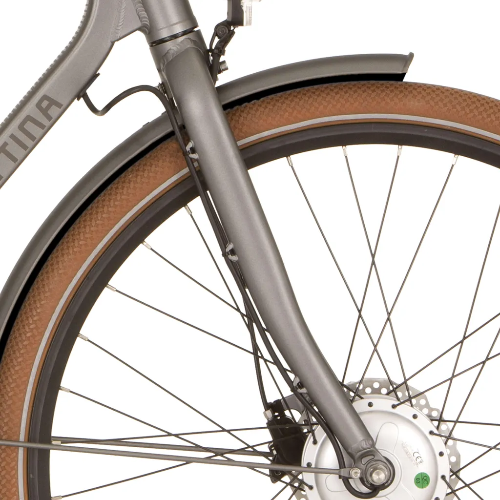 Fourche Cortina E-Foss FM Plomb Métal Mat pour vélo électrique