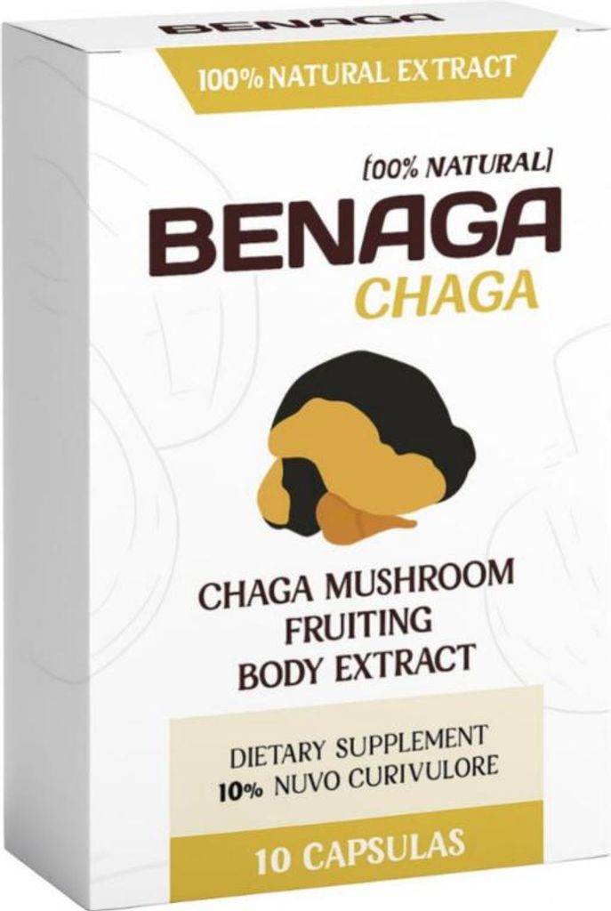 Benaga Chaga – Estratto di fungo Chaga naturale al 100% Immagine del prodotto 
