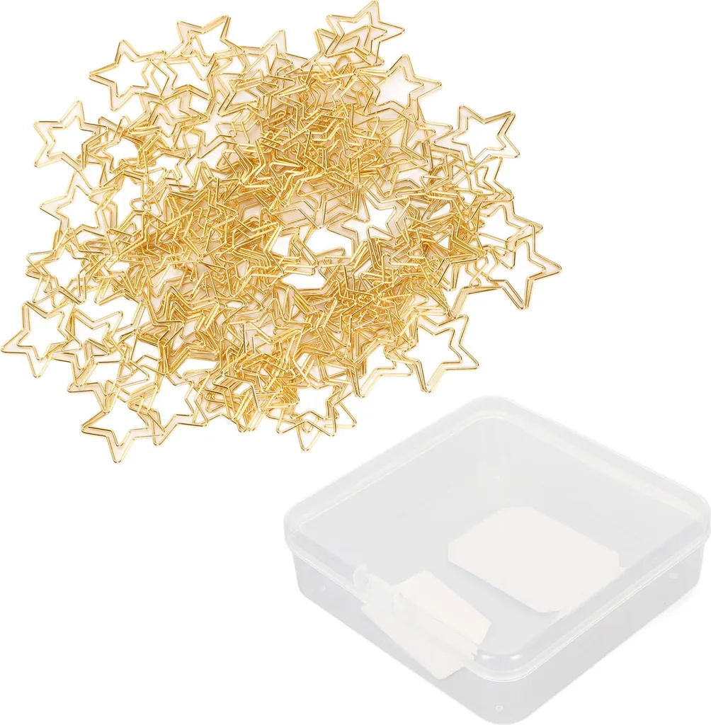 Set 100 Graffette Stella Oro per Bullet Journal e Cancelleria Kawaii