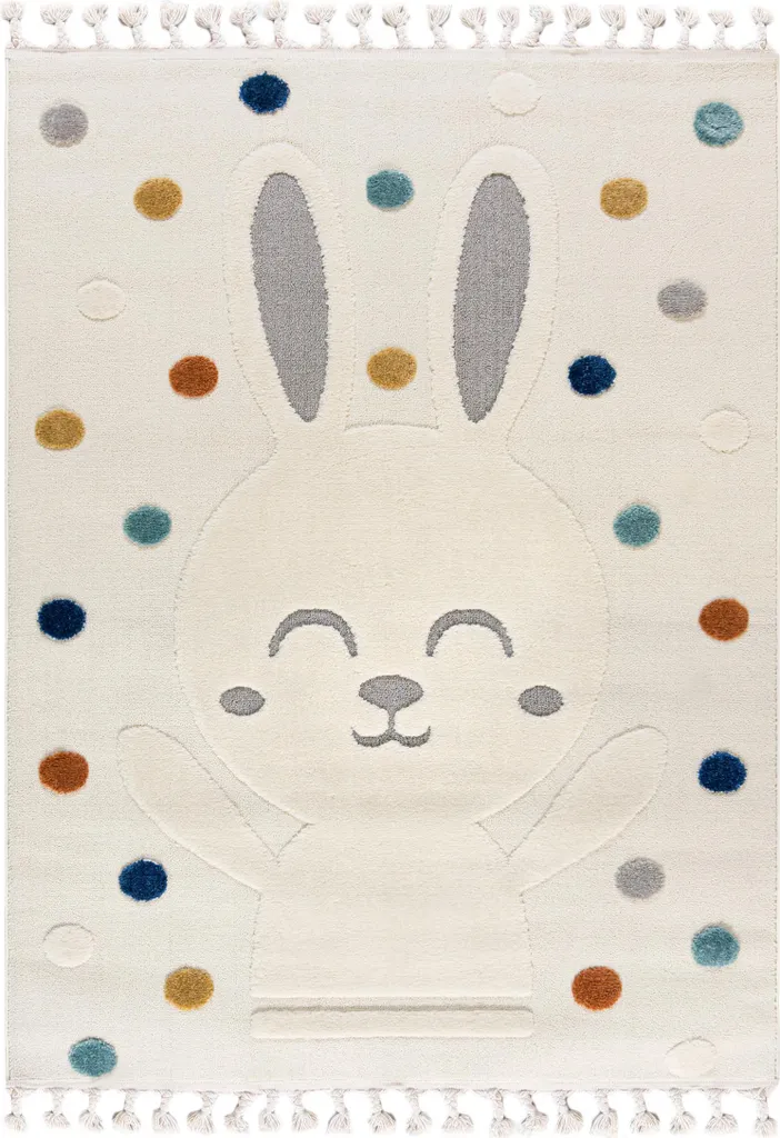 Tapis chambre enfant Mazovia pour chauffage au sol - Lapin 80x150 cm