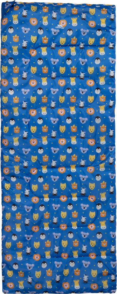 Trespass - Schlafsack, Tierprint, 2 Jahreszeiten TP7004 (Einheitsgröße) (Blau/Bunt)