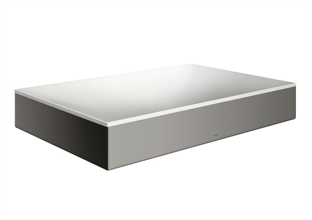 Aufsatzwaschtisch AXOR Suite Basins & Bathtub 600x400mm pol. bl polished black chrome
