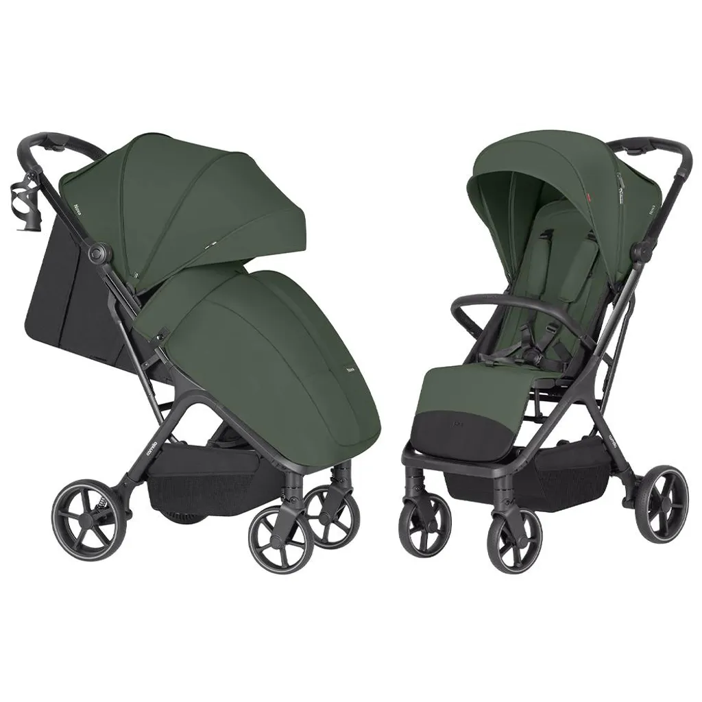 Poussette tout terrain Nova couleur Aspen Green avec pliage compact
