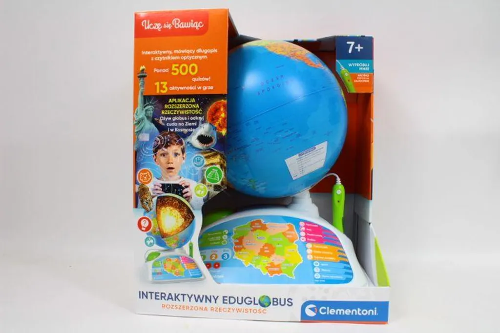 Globe interactif Clementoni 50847 - Jeu éducatif avec stylo parlant - 6
