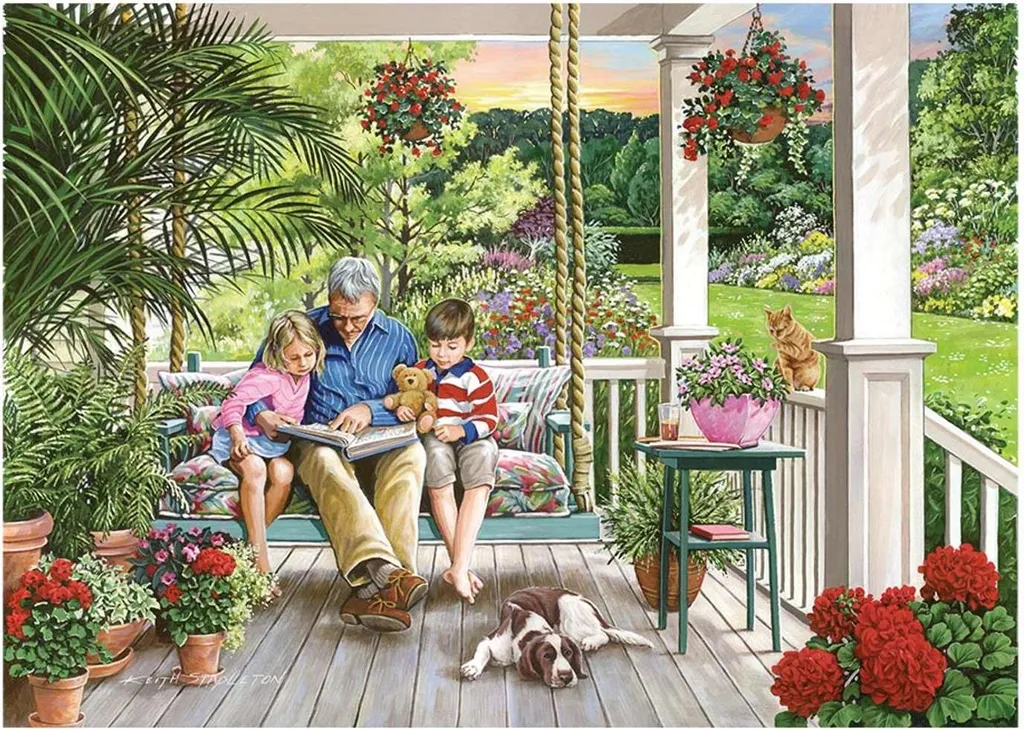 Puzzle 500 pièces XL Storytime facile à manipuler pour vue fatiguée