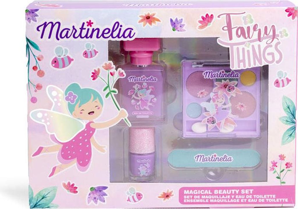 Martinelia | Kinder Kosmetikset Fairy Things - 4-teilig - 15 ml Parfum - Kinder Schminkset - Feen Make-up