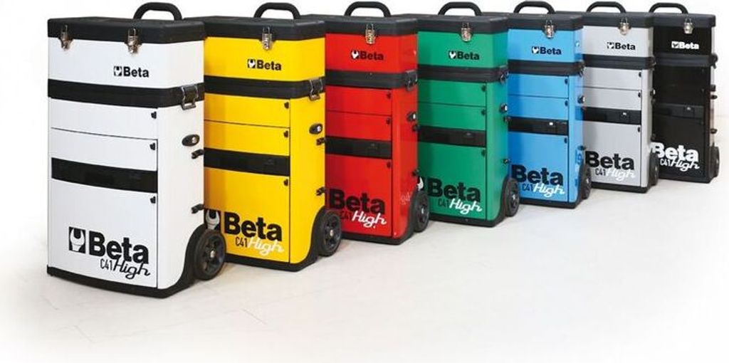 Beta Trolley mit 2 Stapelbaren Modulen, gelb
