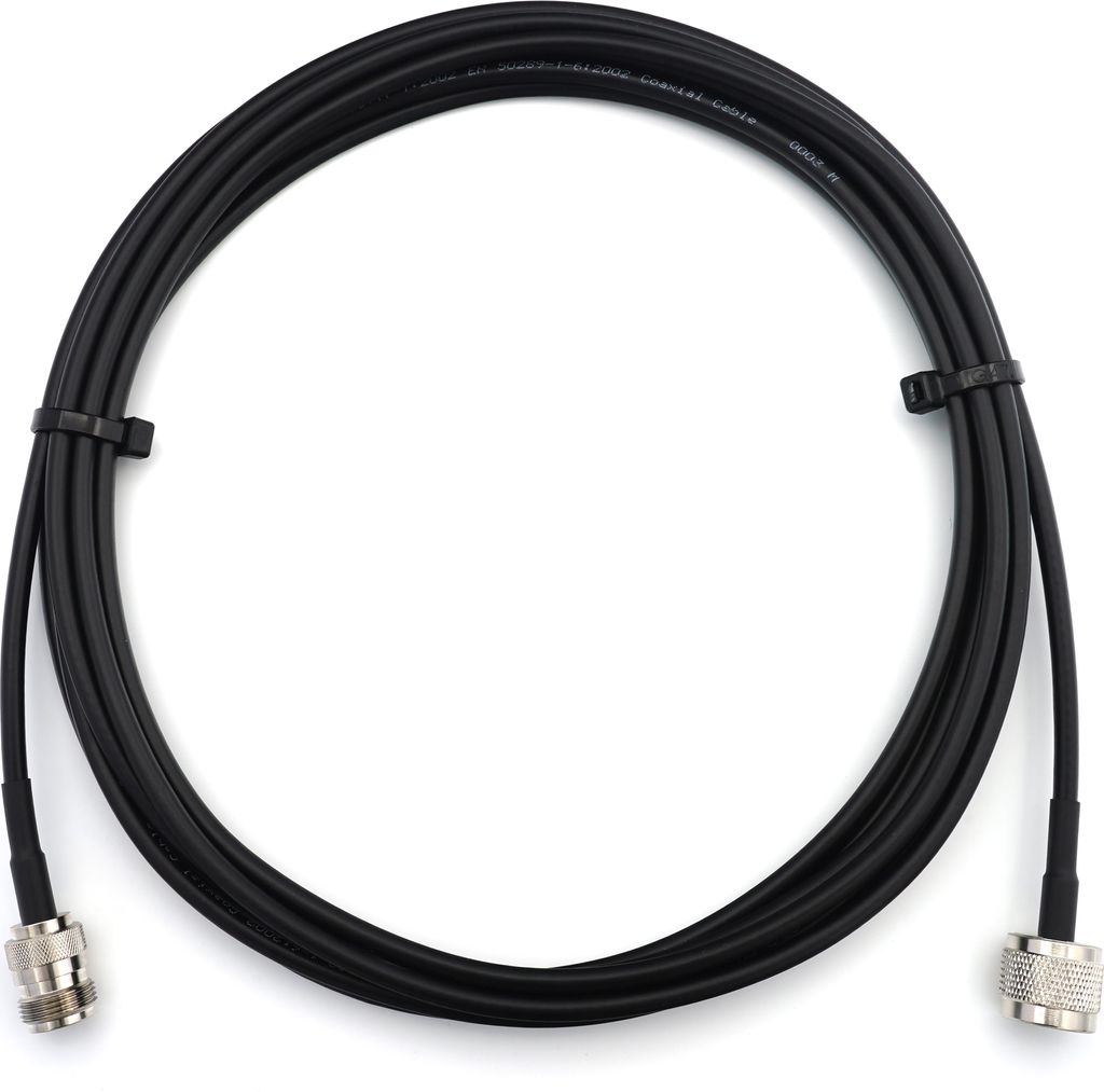 N Stecker auf N Buchse RG58 Koaxialkabel 7m - Verlängerung Low Loss antennenkabel 50ohm - für WiFi RF Antenne GSM LTE 4G 5G 6G Router Signalverst...