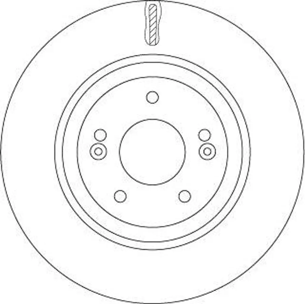 Disque de frein TRW anti-vibration et sifflement pour Hyundai Kona