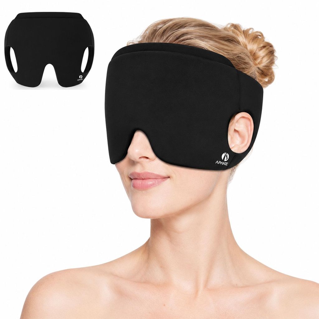 Migräne Kühlmaske mit Gelpad, Wärme- und Kältemaske 3-in-1 Produktbild 