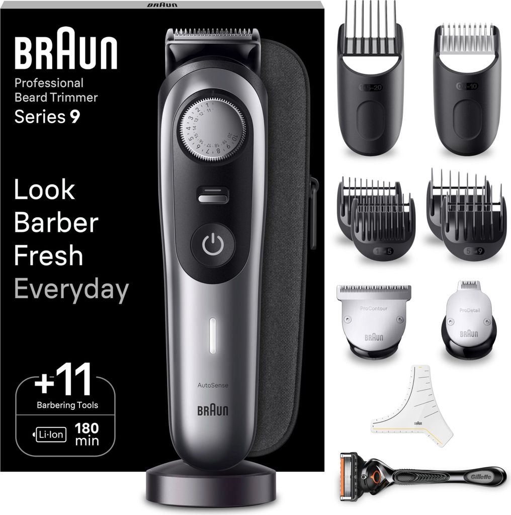 Tondeuse à barbe Chrome Satiné BT9440 Image du produit 