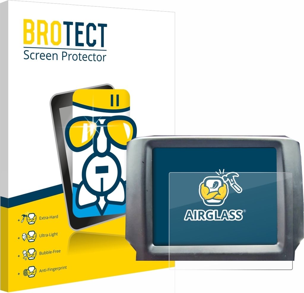 BROTECT Schutzglas für Uconnect 8.4" (Ram 1500 / 2500 / 3500 / Chassis Cab) Schutzfolie Panzer Folie Glas Display Schutz klar