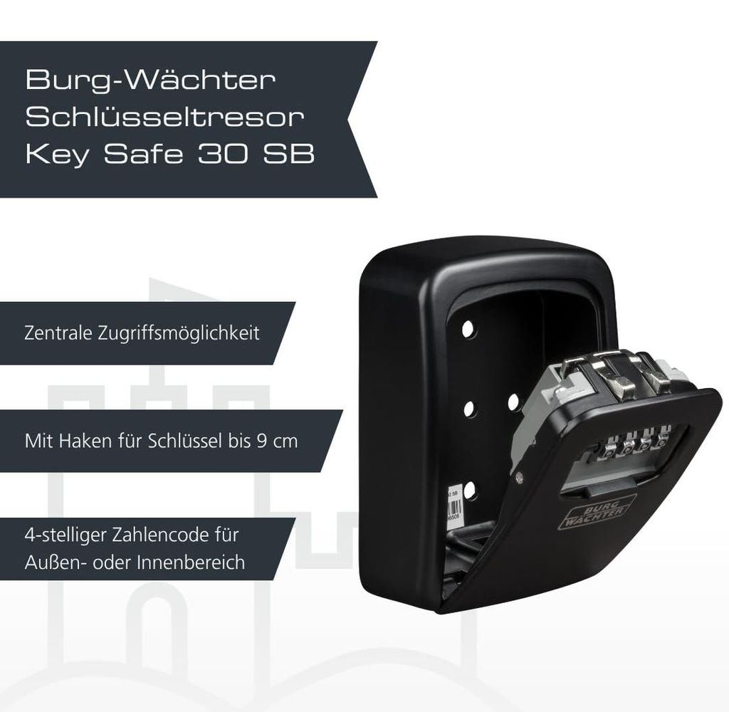 BURG-WÄCHTER Schlüsseltresor Key Safe 30 SB, mit Produktbild 
