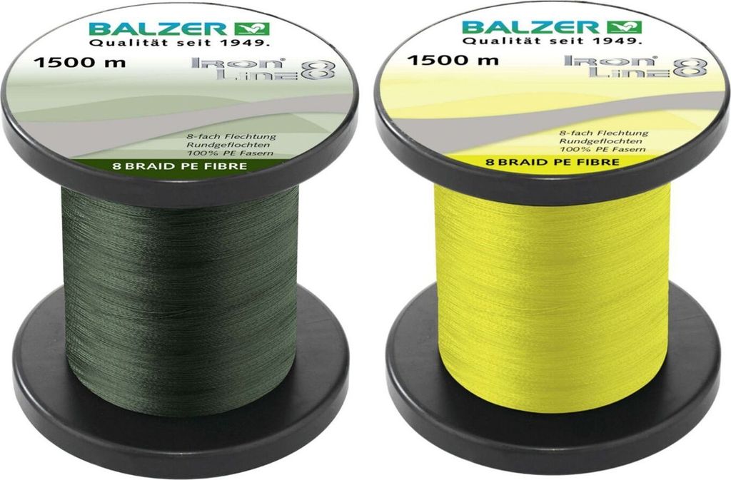 Balzer Iron Line 8 gelb 1500m 0,08mm