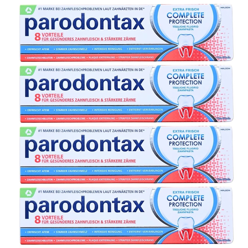 Parodontax Complete Protection Extra Frisch Zahnpasta 4 x Produktbild 