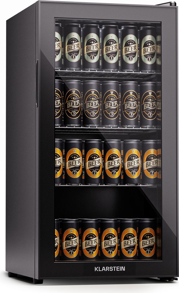 Klarstein Kühlschrank mit Glastür, Leiser Produktbild 