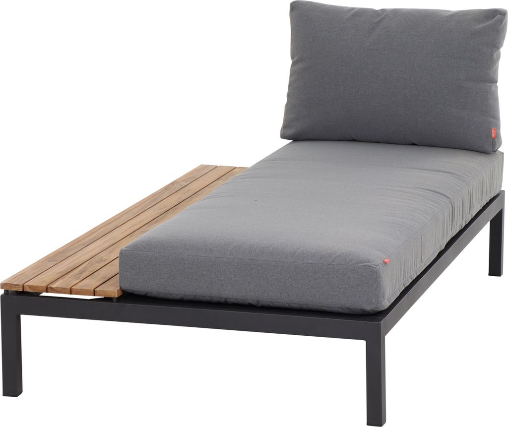 Recamiere SIENA GARDEN ALVIDA LBH 172x102x70 cm braun Ottomane