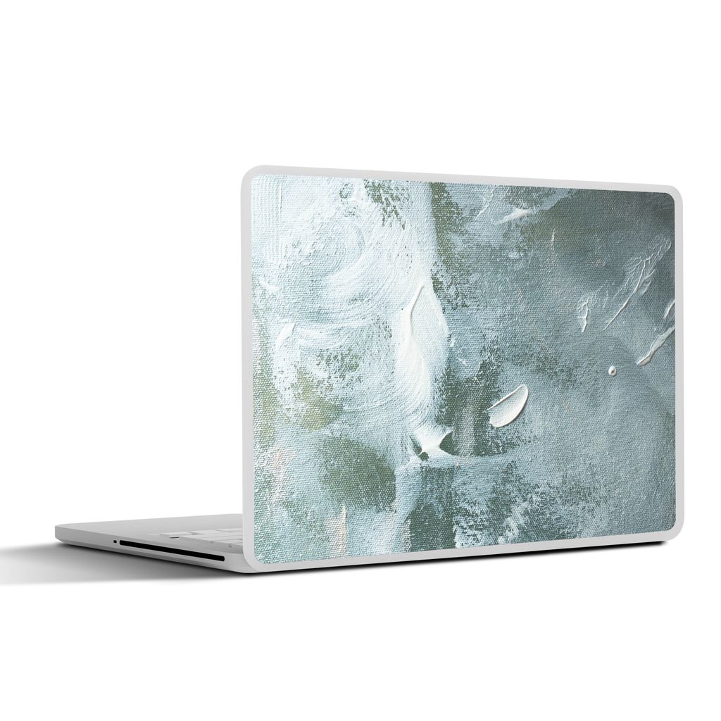 MuchoWow Laptop Aufkleber Sticker Cover Acrylfarbe - Strukturen - Abstrakt 31x22.5 cm - Laptop-Deko