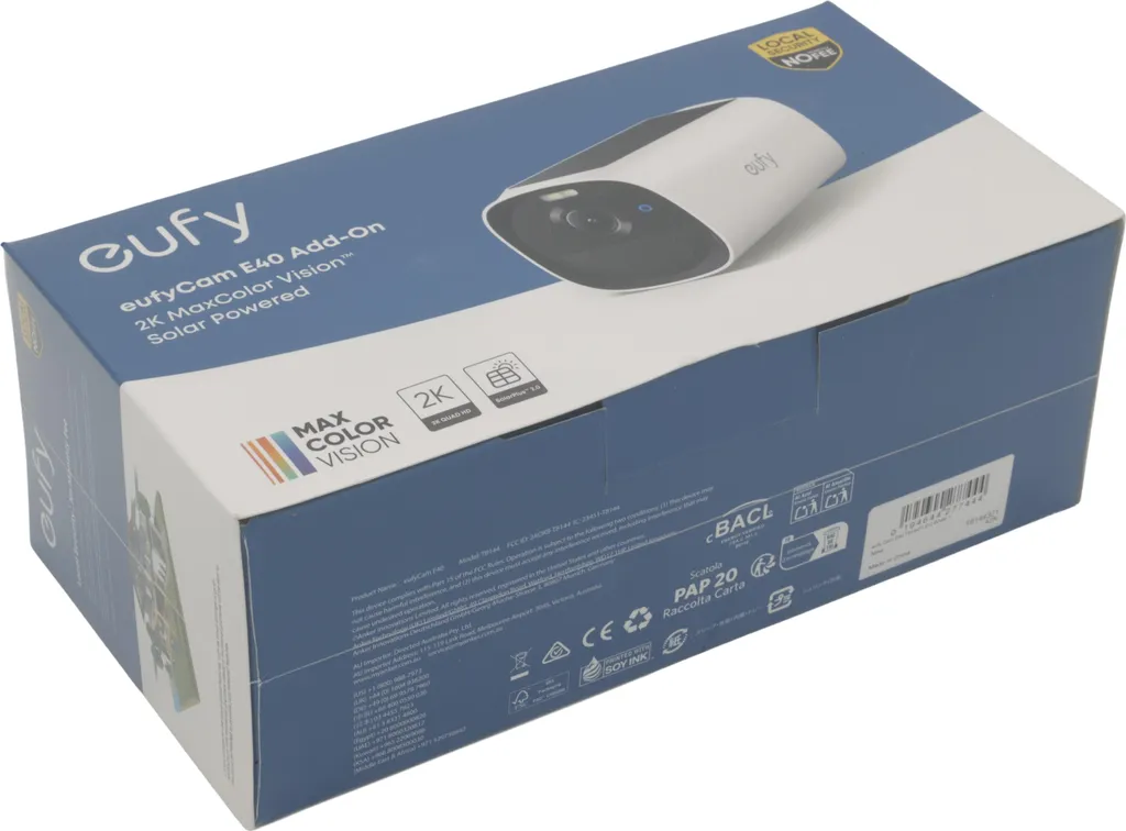 Caméra de surveillance additionnelle eufyCam E40 pour extérieur