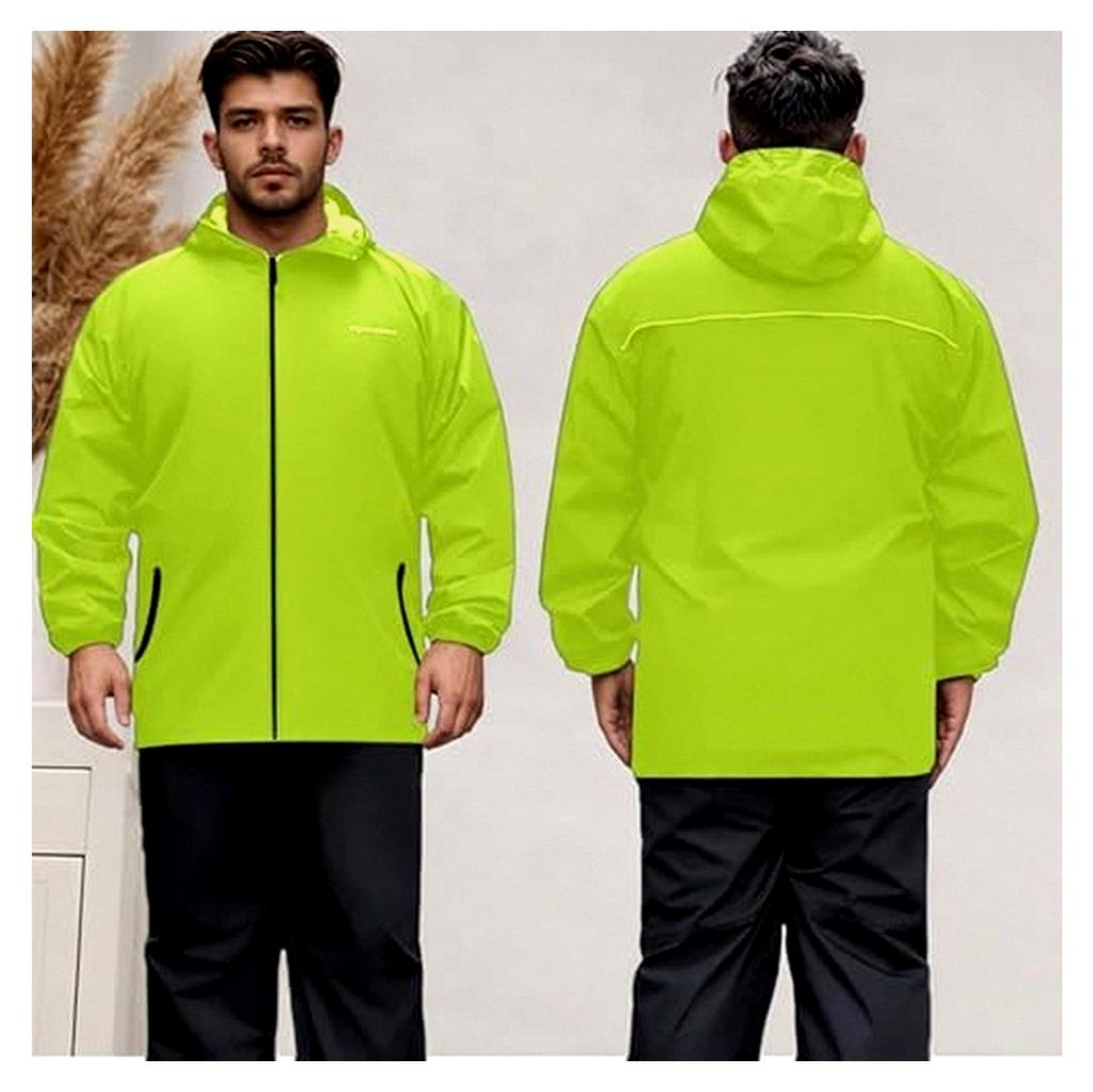 Regenanzug für Damen und Herren, wasserdicht, Regenjacke und Regenhose Sets, reflektierend, Fahrrad Regenbekleidung, wasserdichter Anzug, Motorrad...