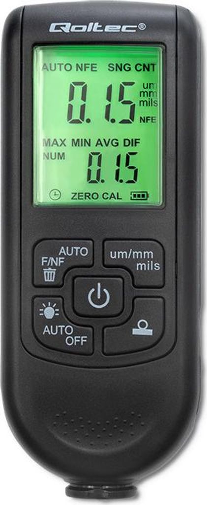 Qoltec Coating thickness guage with LCD, 0 2000um Immagine del prodotto 