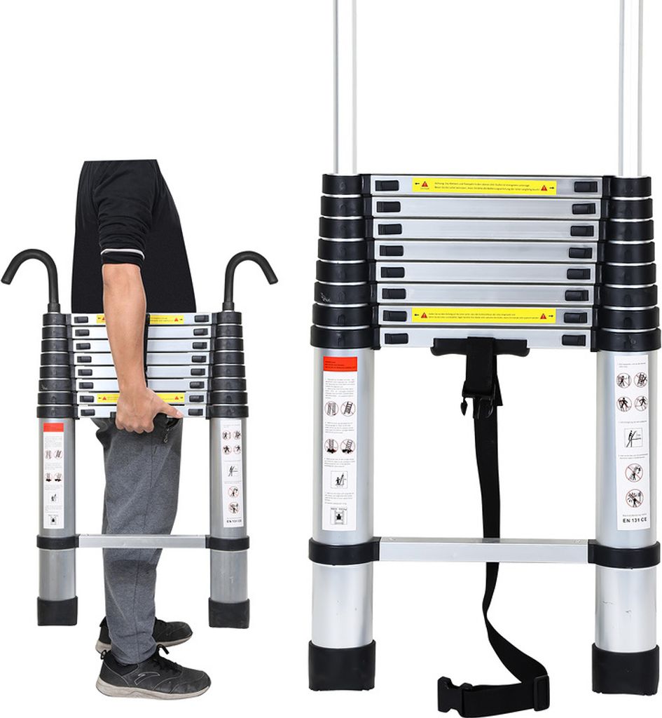 Fiqops Teleskopleiter Mit Haken Ausziehleiter Kaufland de Fiqops Teleskopleiter Mit Haken Ausziehleiter Kaufland de