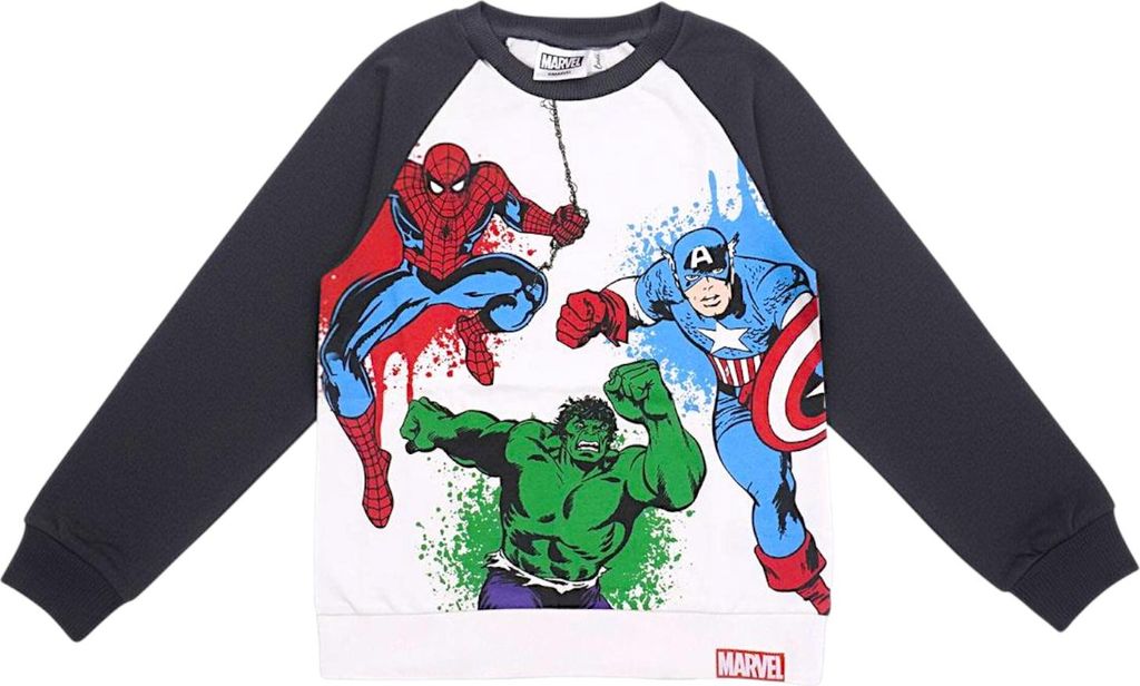Sweatshirt Avengers Bunt 110 cm Produktbild 