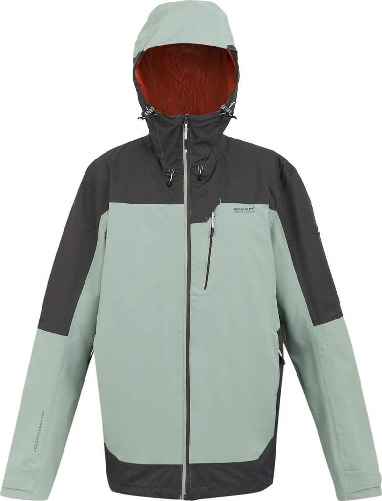 Regatta - "Highton IV" Jacke, wasserfest für Herren RG11510 (M) (Asche/Schwarz)