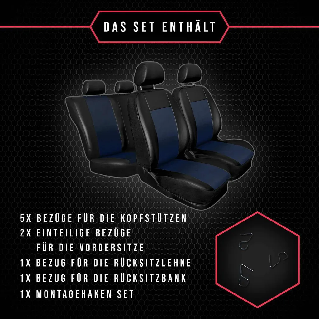 Coprisedili Sportivi per BMW Serie 2: Set Universale Anti-Usura - 9