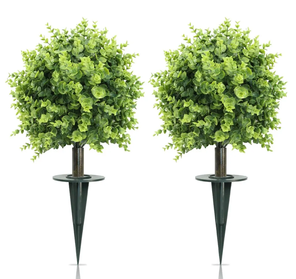 Eucalyptus Artificiels Anti-UV 60 cm - Plantes d'Extérieur Résistantes