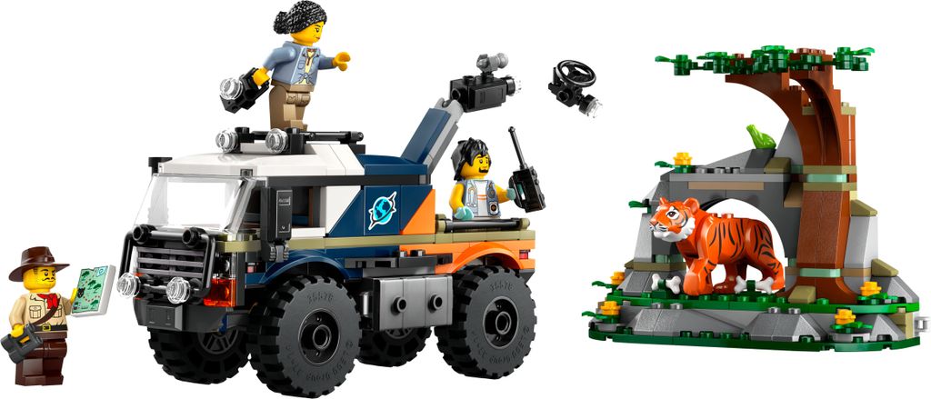 LEGO City Terénne vozidlo na prieskum džungle, Stavebnica, Obrázok produktu 