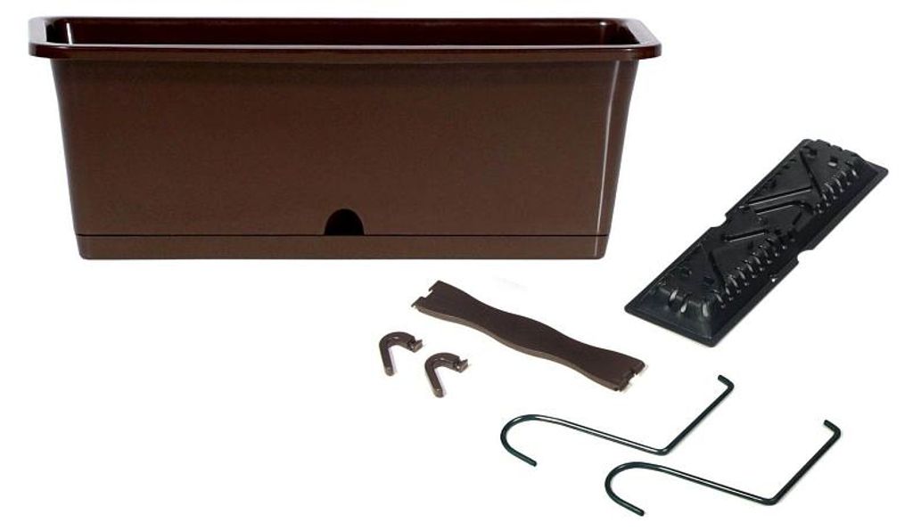 Prosperplast CAMELIA W Box mit Haken 50,8 cm - Farbe: braun