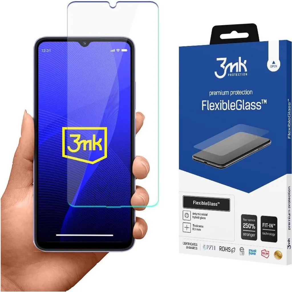 Protezione Invisibile 3Mk FlexibleGlass Xiaomi Redmi 12C - 0.3mm